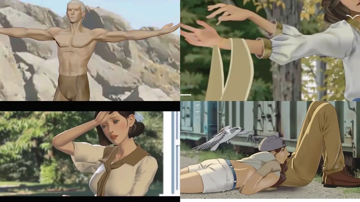 Serenely Stylized: A Homage to Modern Anime with a Pastel Palette - Midjourney sref style