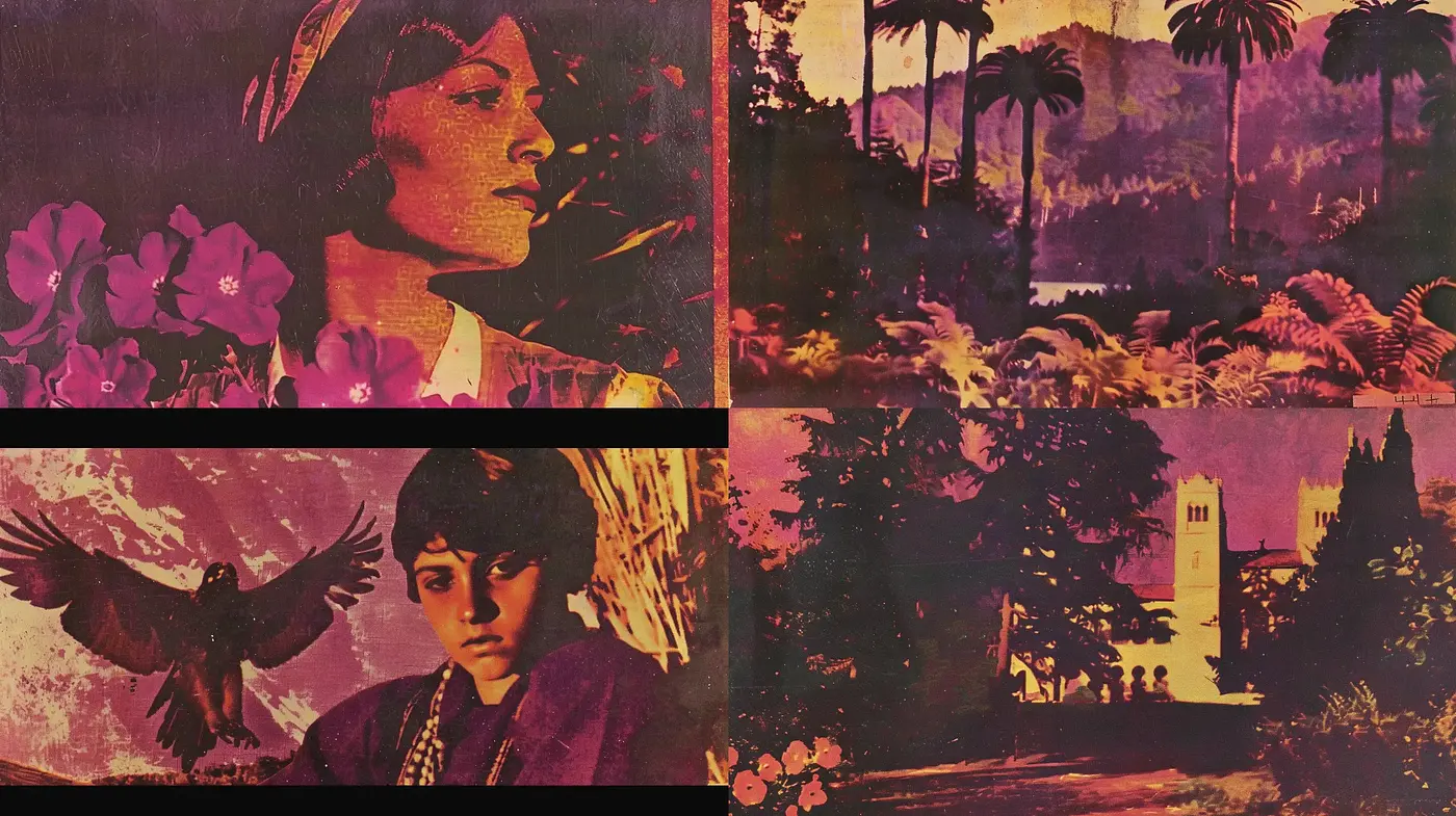 Ethereal Twilight Hues and Textured Whispers - Midjourney sref style