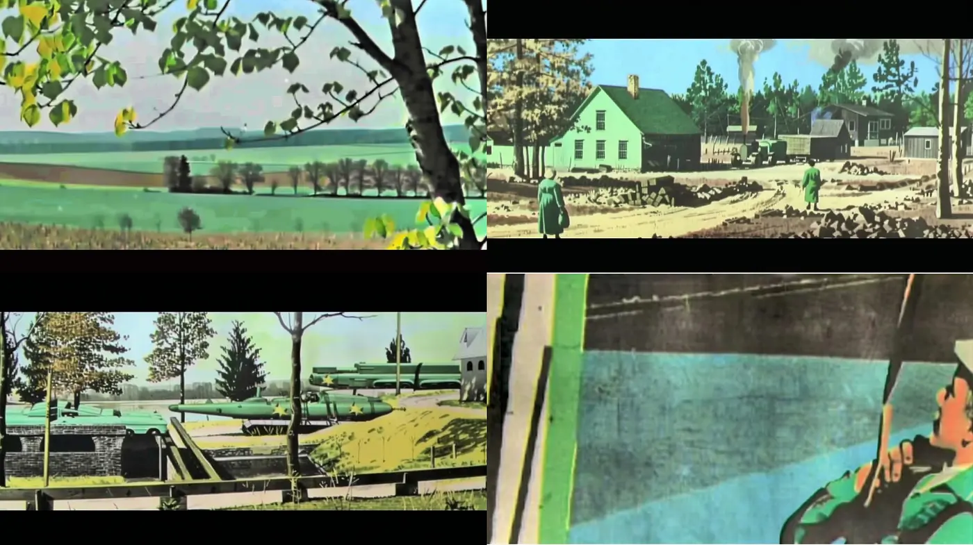 Retro Pastoral Scenes with a Nostalgic Film-Like Overlay - Midjourney sref style