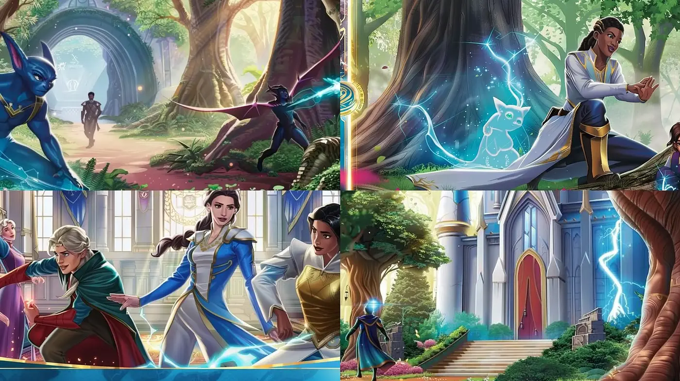 Enchanted Realms of Luminous Color and Fantasy Adventure - Midjourney sref style