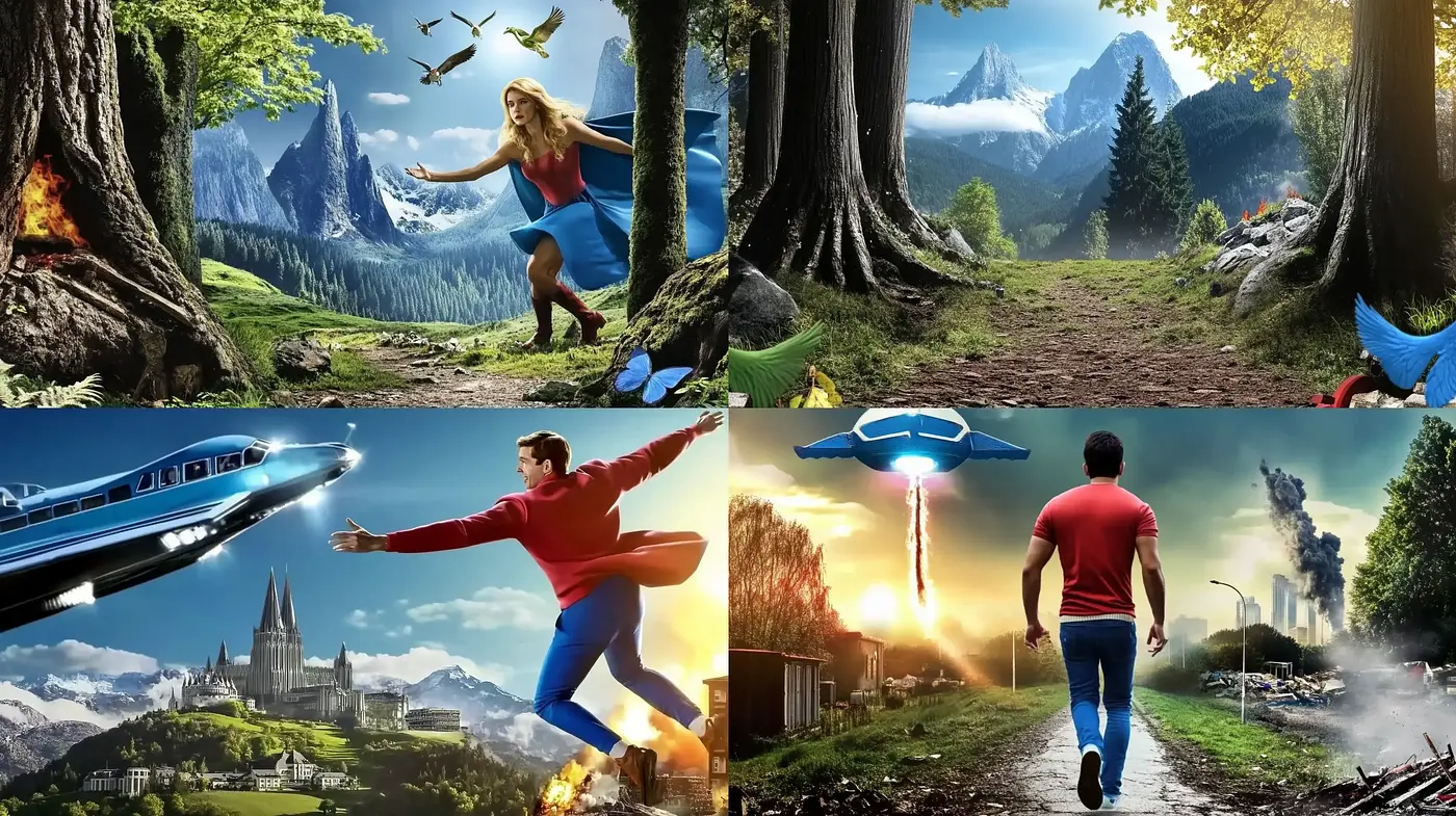 Cinematic Echoes of Surreal Fantasy - Midjourney sref style