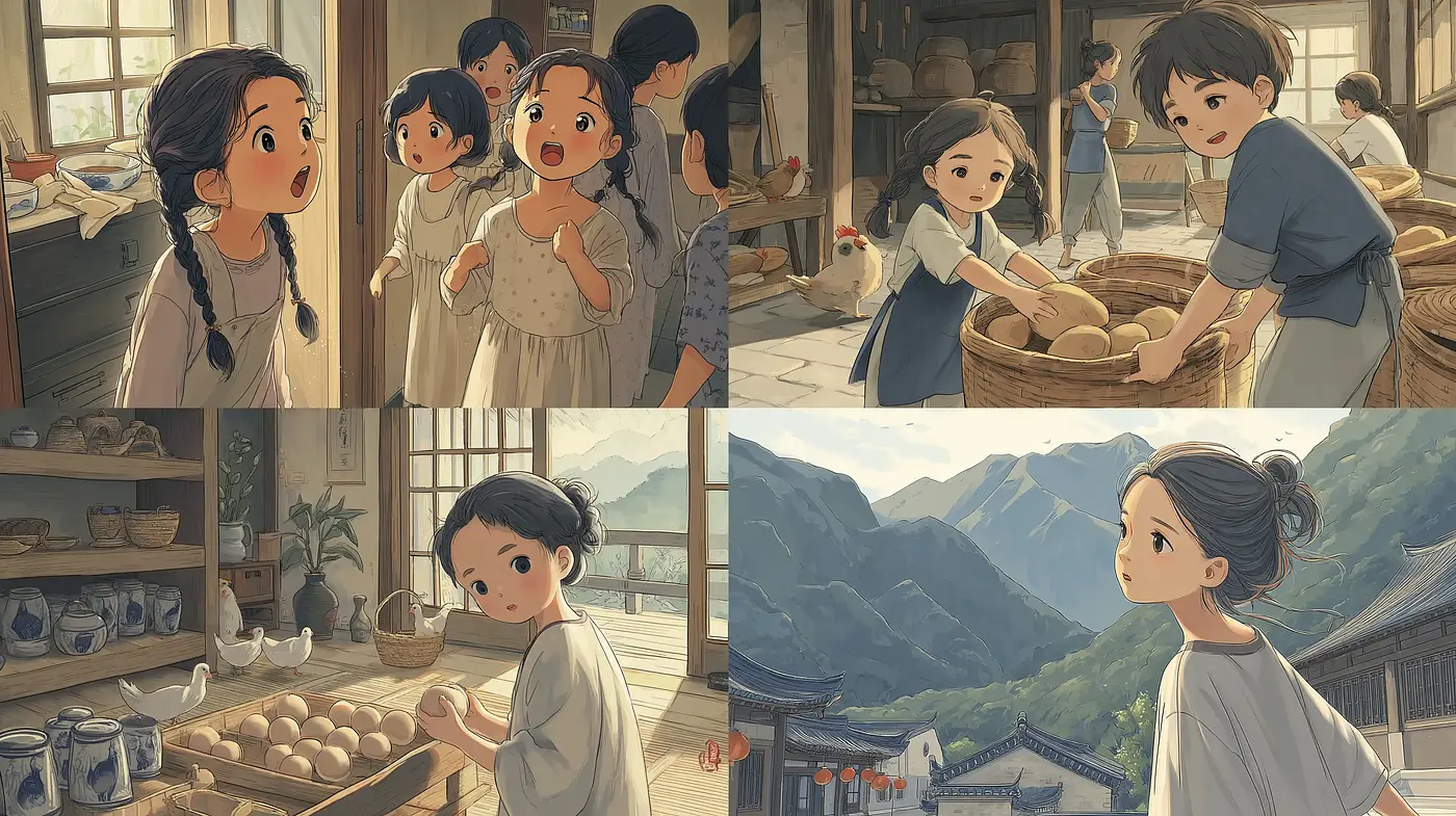Charming and Playful Illustrations with a Whimsical Touch - Midjourney sref style