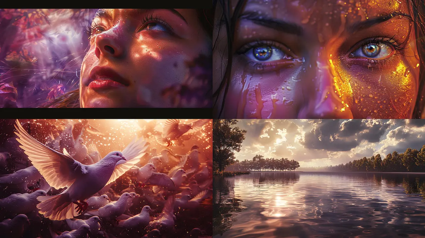 Ethereal Glow: A Harmonious Symphony of Warmth and Radiance - Midjourney sref style