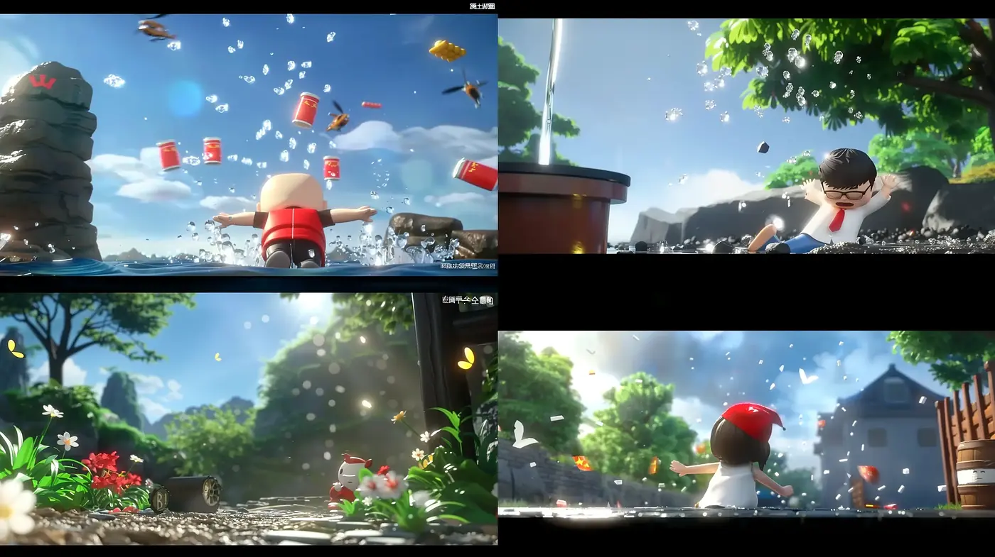 Luminous and Playful Animation Essence with a Hint of Adventure - Midjourney sref style