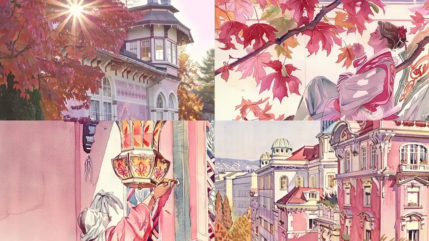 Delicate and Whimsical Aesthetic Inspired by Nature and Nostalgia - Midjourney sref style