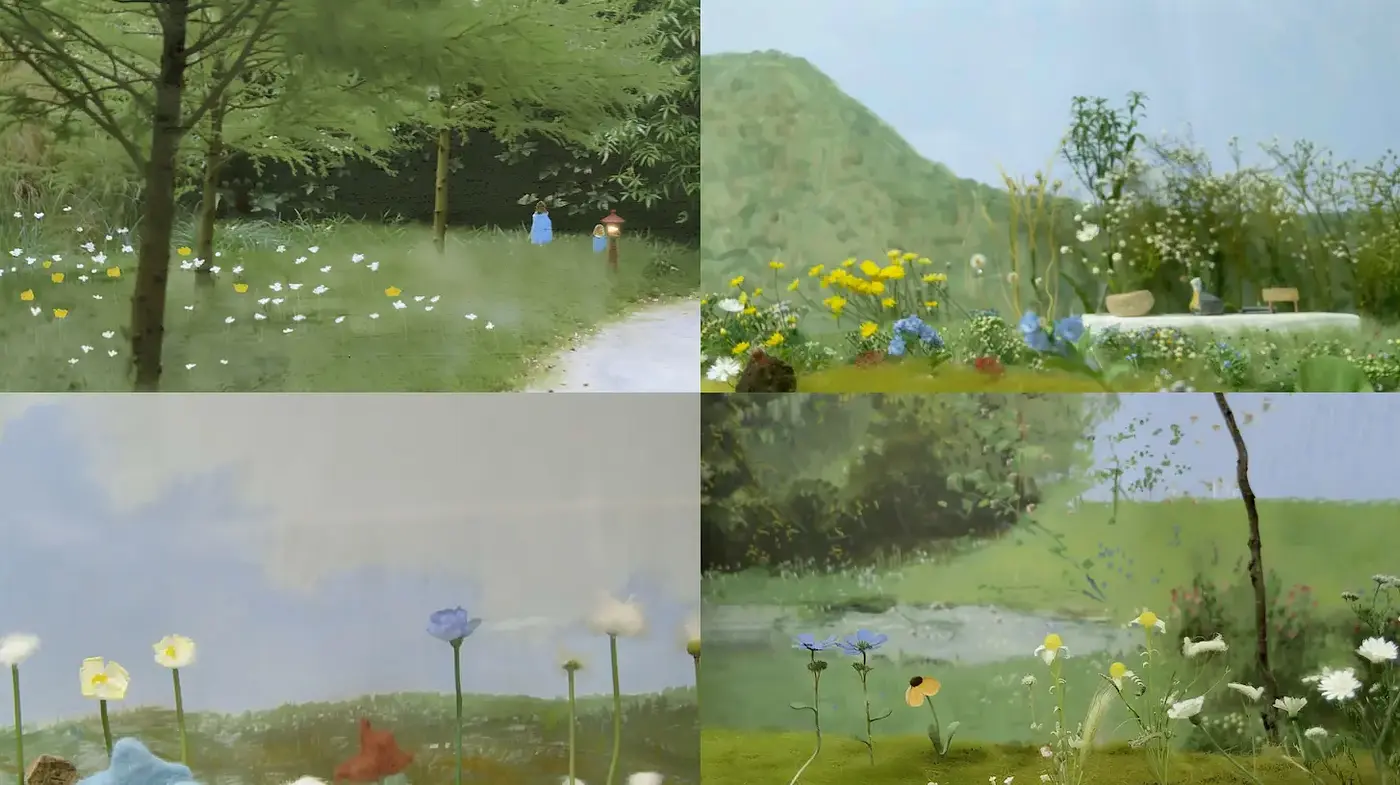 Serene Nature Landscapes with Impressionist Touches - Midjourney sref style