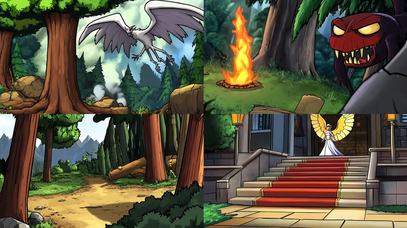 Enchanted Wilderness and Cryptic Creatures: A Digital Tapestry of Vivid Storytelling - Midjourney sref style