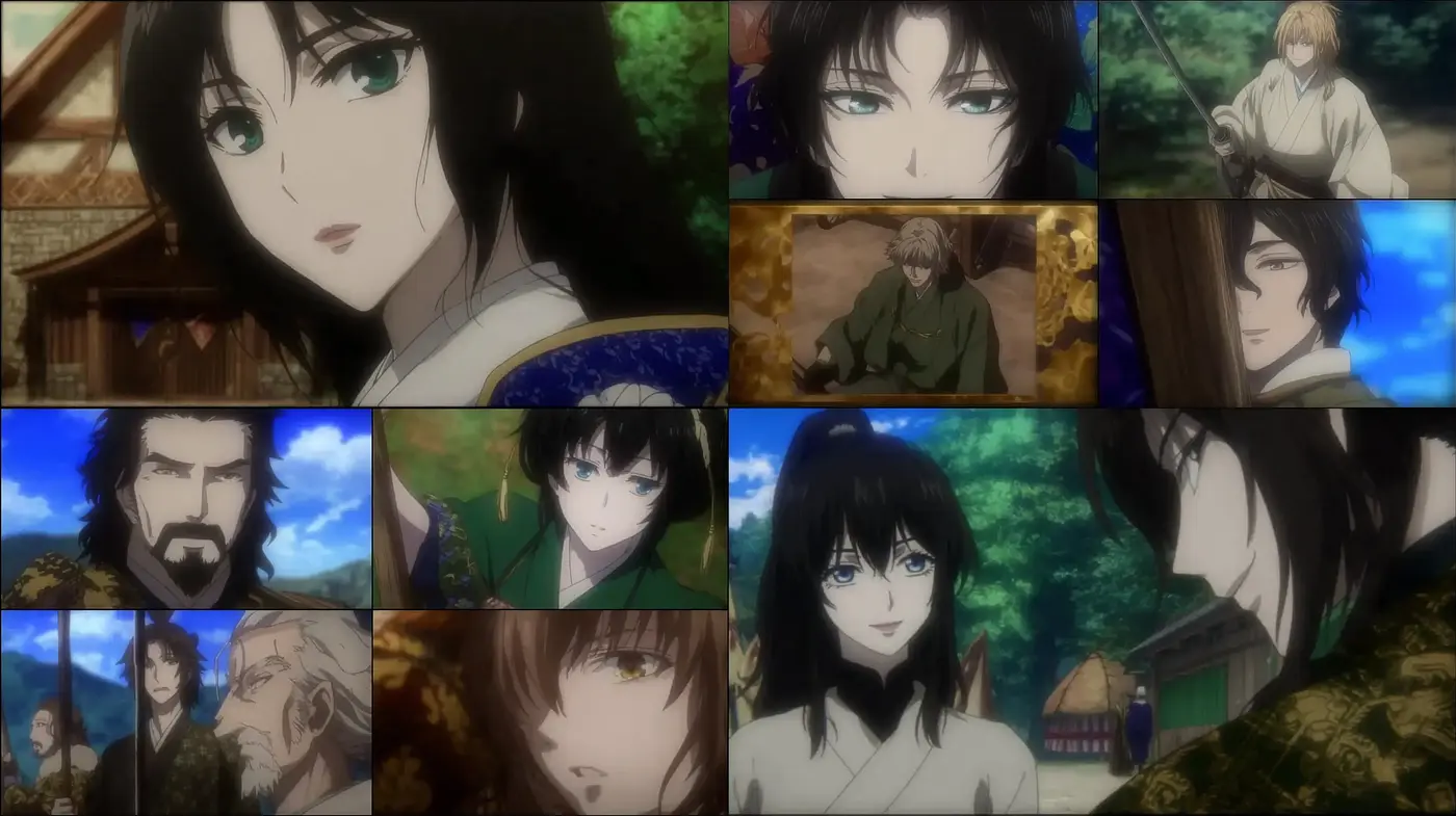 Dynamic and Emotionally Charged Anime Aesthetic with Intricate Character Designs - Midjourney sref style