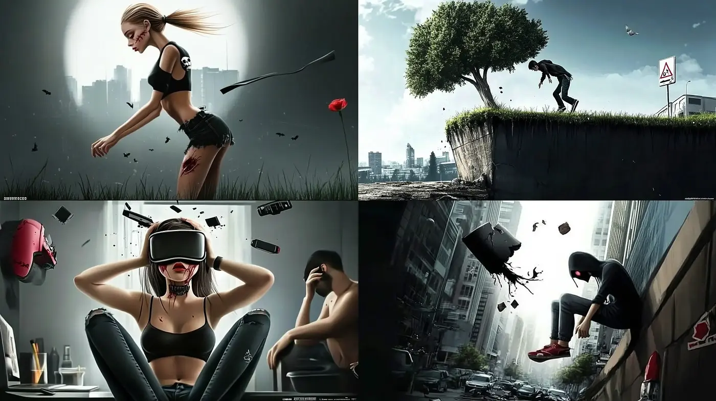 Contemporary Hyperrealist Vignettes with Cinematic Flare - Midjourney sref style