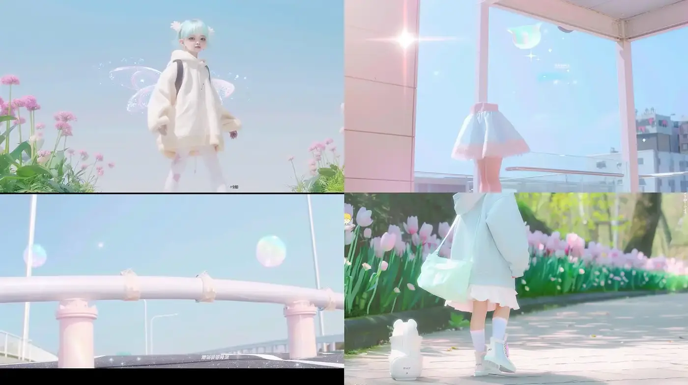 Dreamy Elysian Aesthetic with a Playful Touch - Midjourney sref style