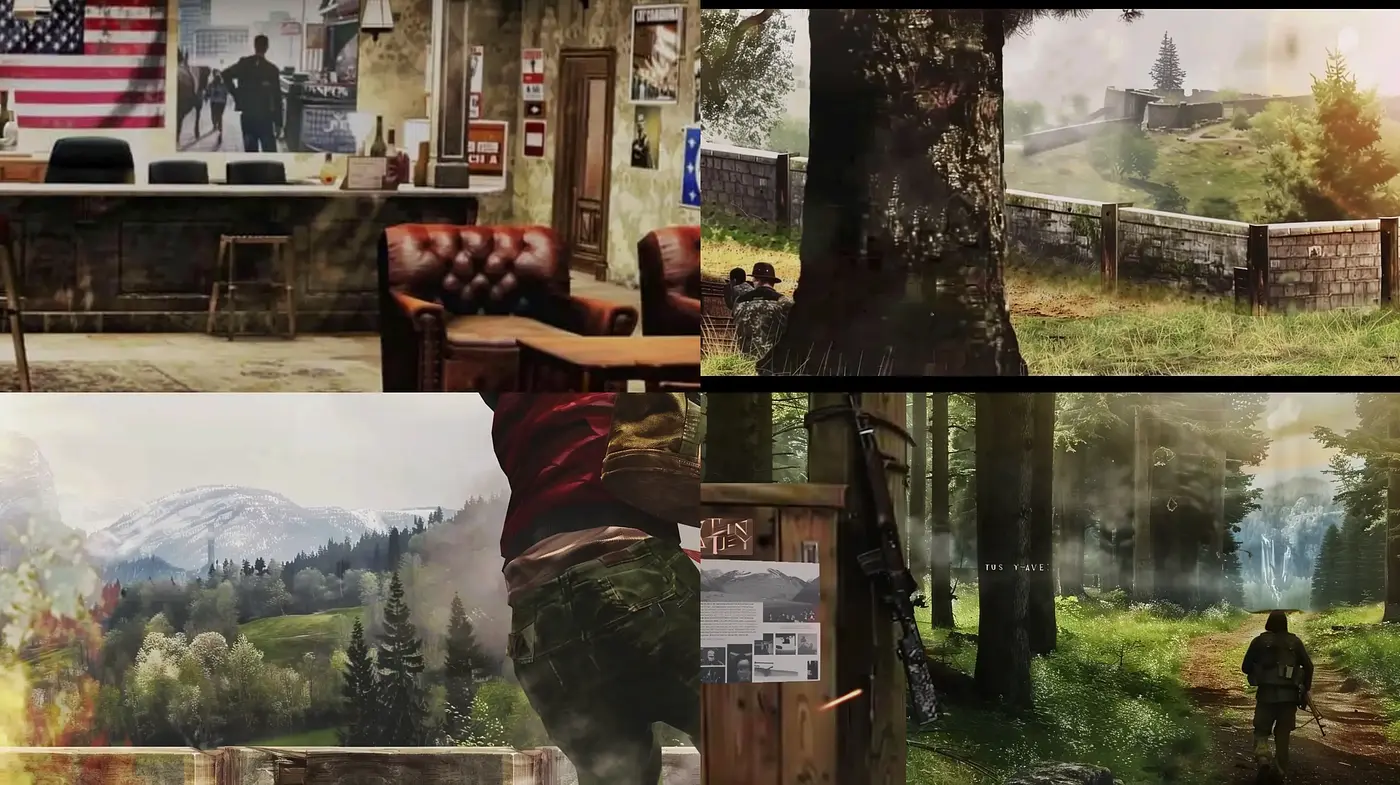 Rustic Textured Vignettes: A Journey Through Stylized Digital Landscapes - Midjourney sref style