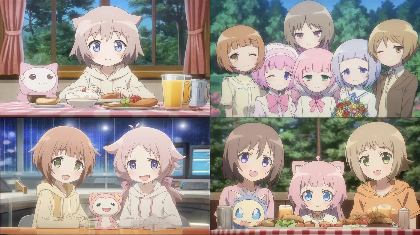 Charming and Cozy Anime-Style Scenes with a Welcoming Atmosphere - Midjourney sref style