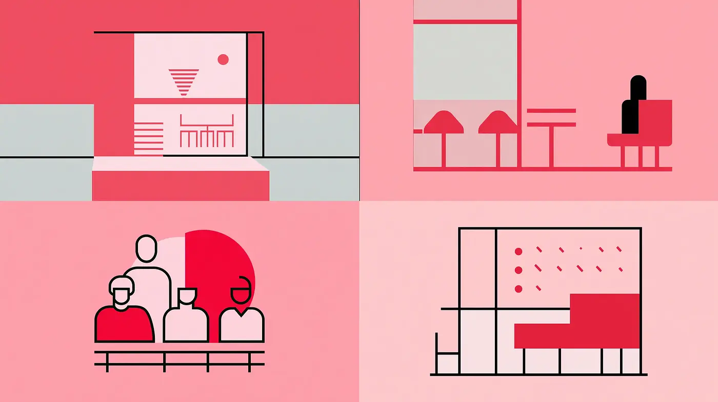 Consistent Visual Elements with Minimalist Abstraction and Modern Aesthetic - Midjourney sref style