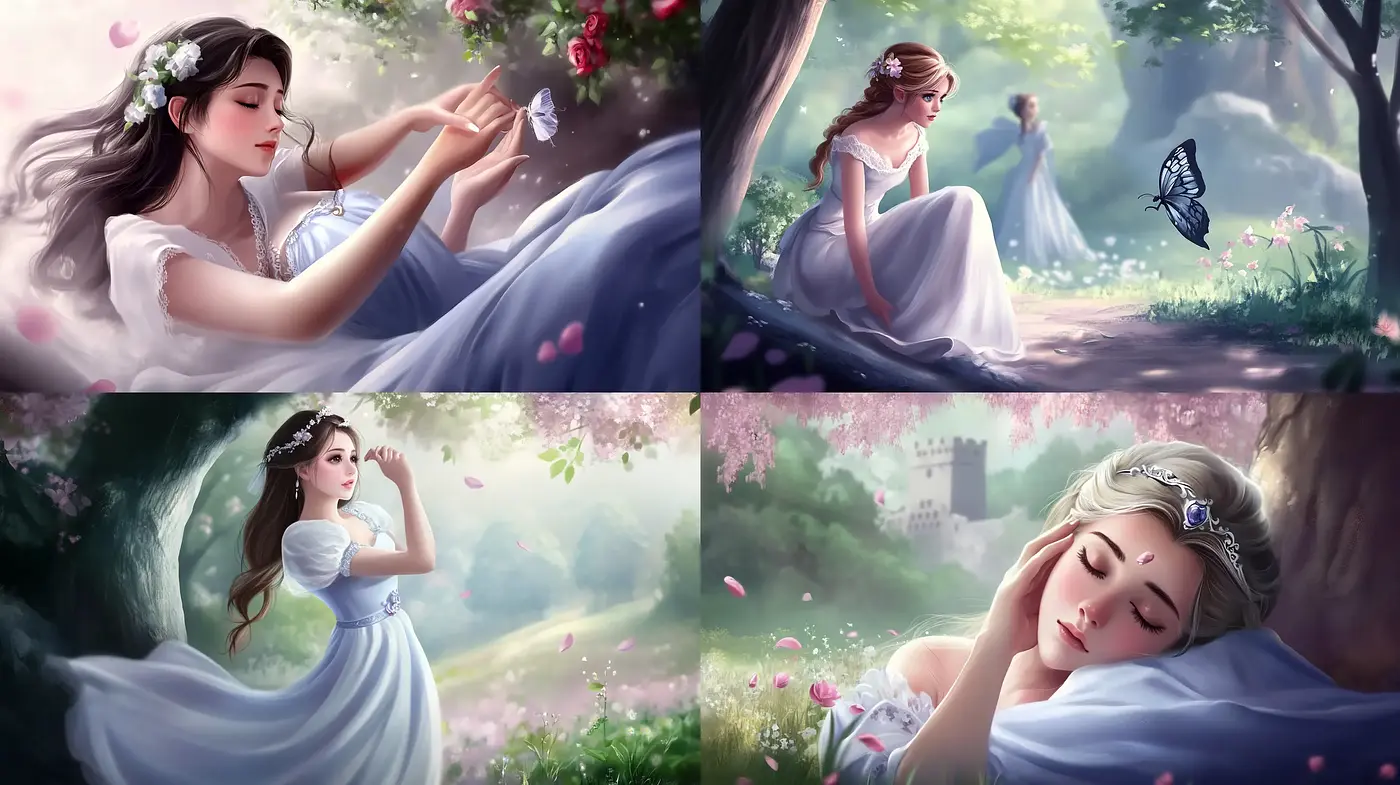 Enchanted Whimsical Realism: Harmonious Blend of Pastel Dreamscapes - Midjourney sref style