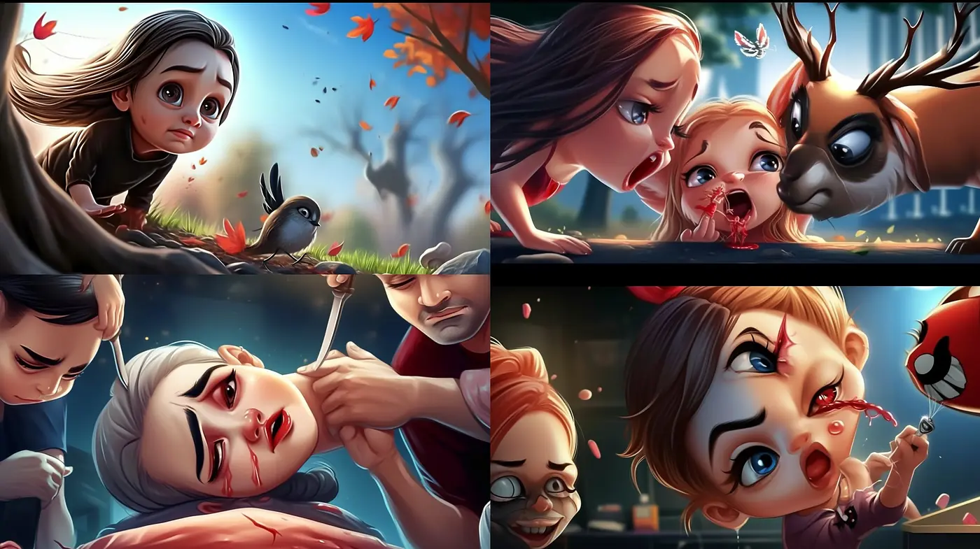 Consistent Elements in Evocative Stylized Illustrations - Midjourney sref style