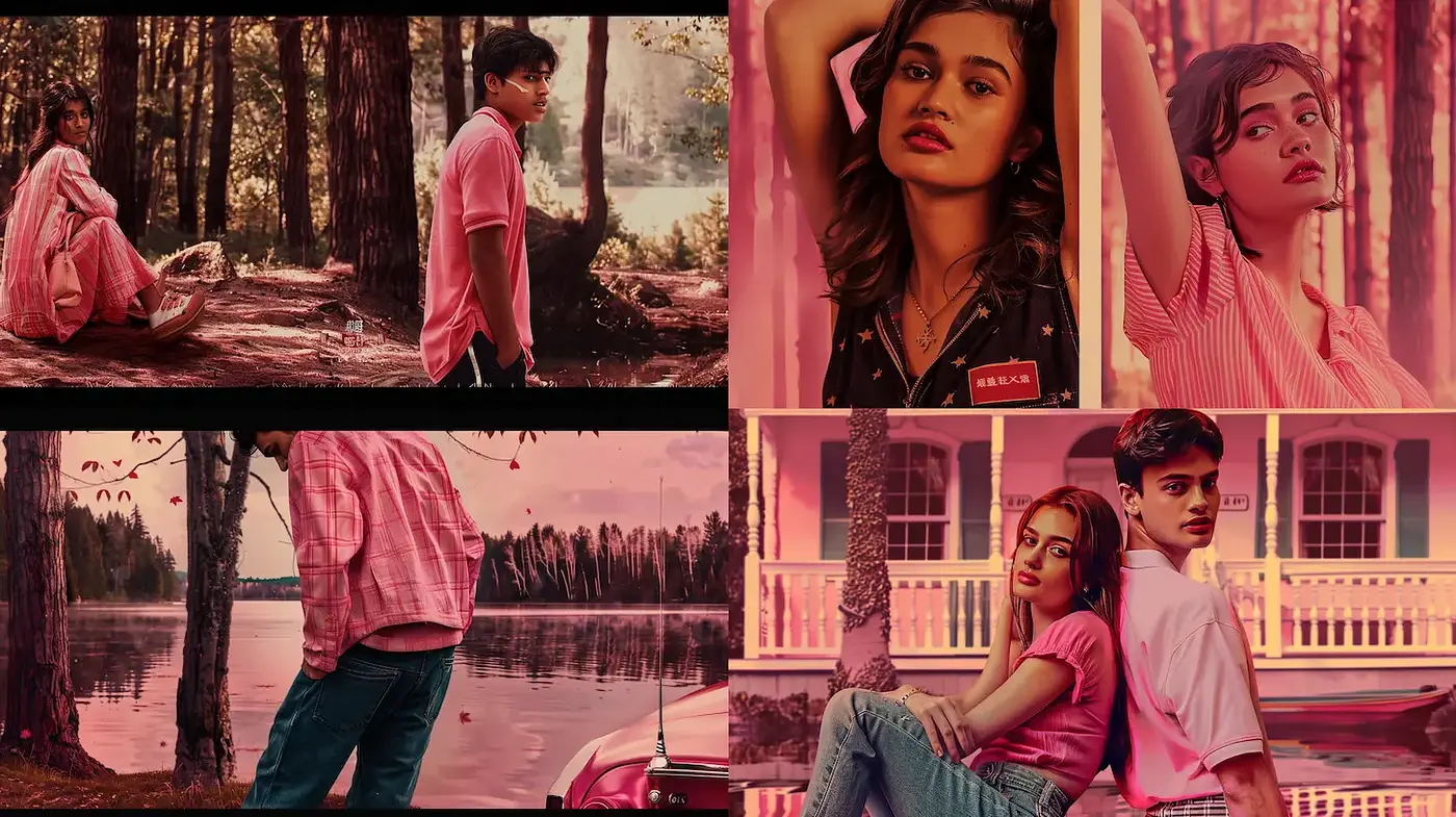 Romantic Contemporary Cinematic Vibe with Soft Textures and Warm Tones - Midjourney sref style