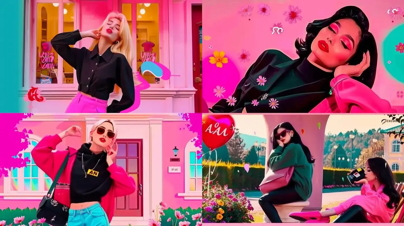 Vibrant and Playful Pop Art Aesthetic with a Retro Touch - Midjourney sref style