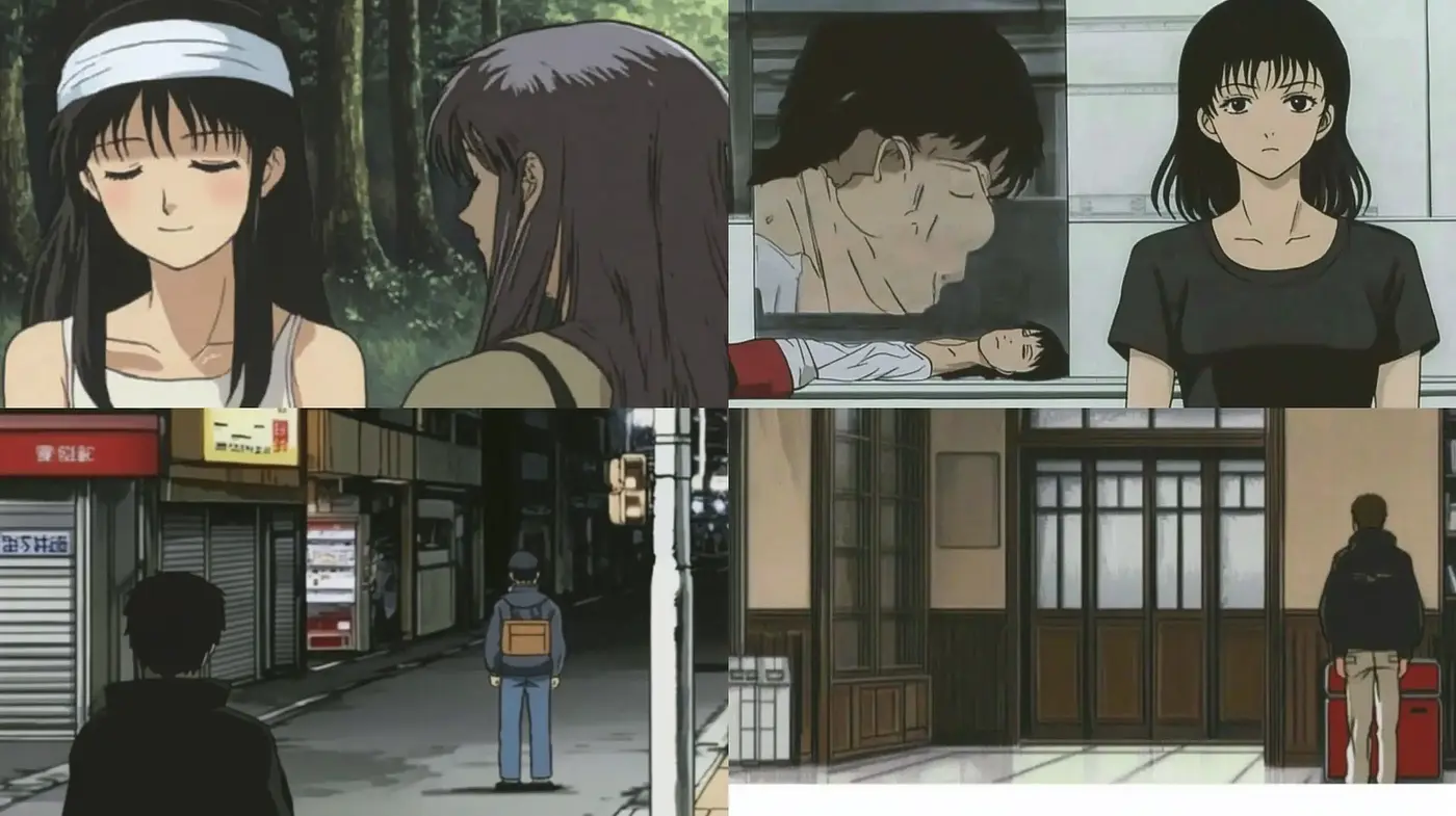 Subdued Hues and Reflective Moods in Anime-Inspired Illustrations - Midjourney sref style