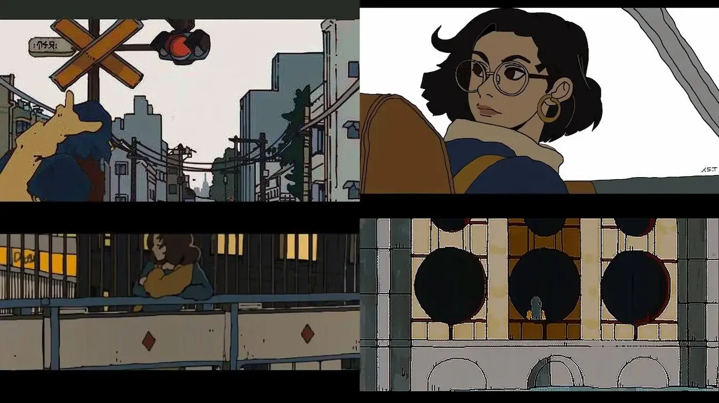 Stylized and Expressive Urban Scenes with Nostalgic Undertones - Midjourney sref style