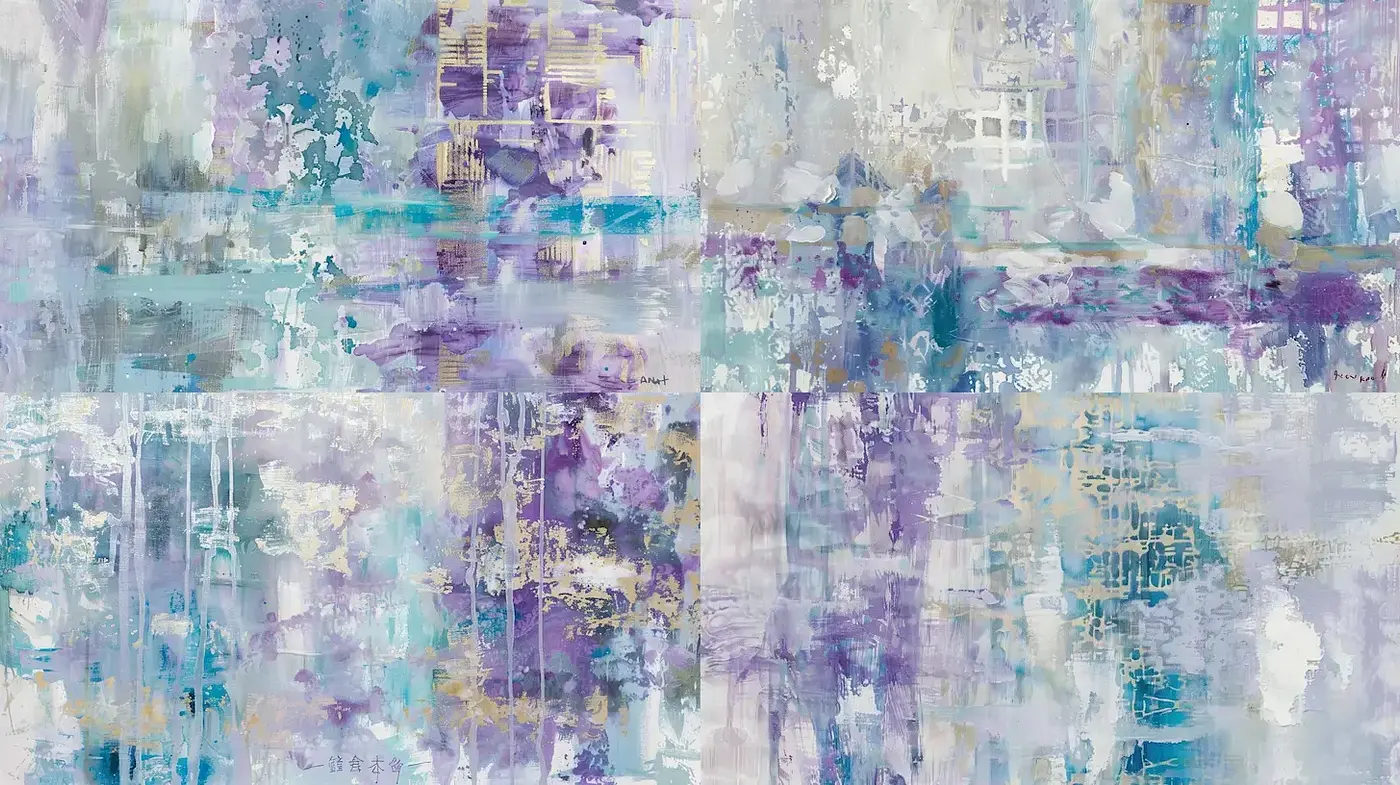 Ethereal and Fluid Abstract Expressionism with a Touch of Impressionism - Midjourney sref style