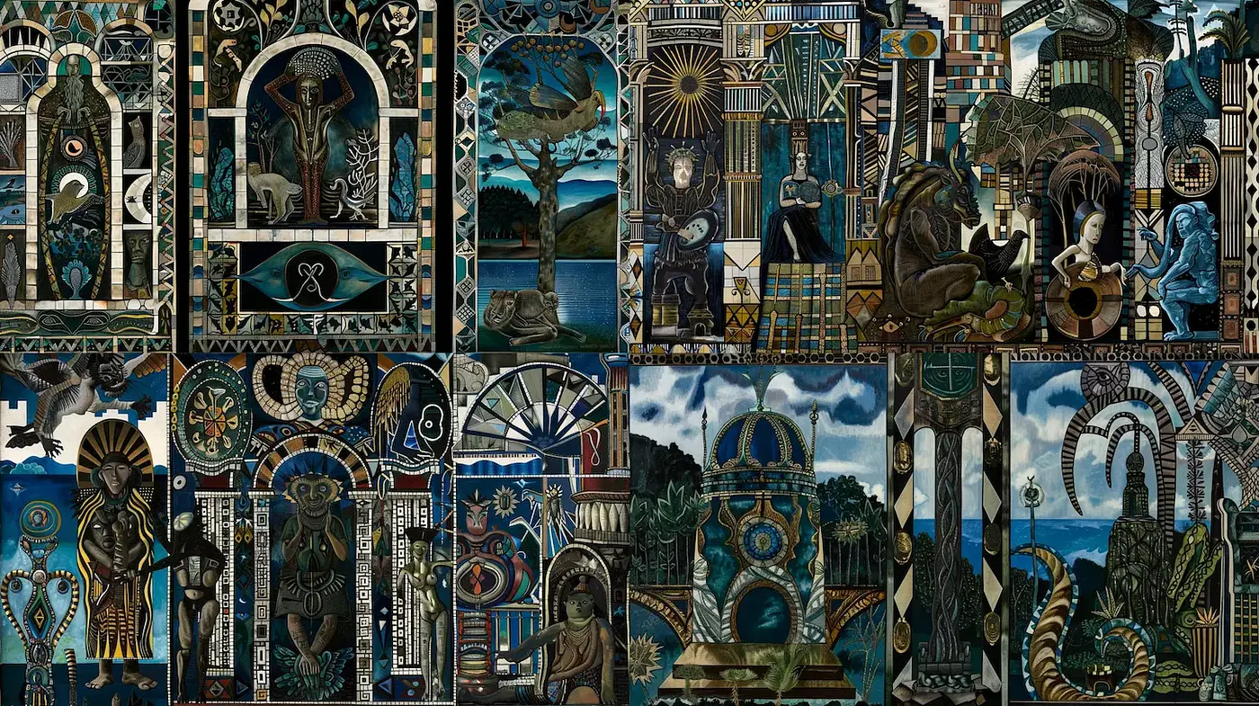 Intricate and Ethereal Visuals Melding Nature and Humanity - Midjourney sref style