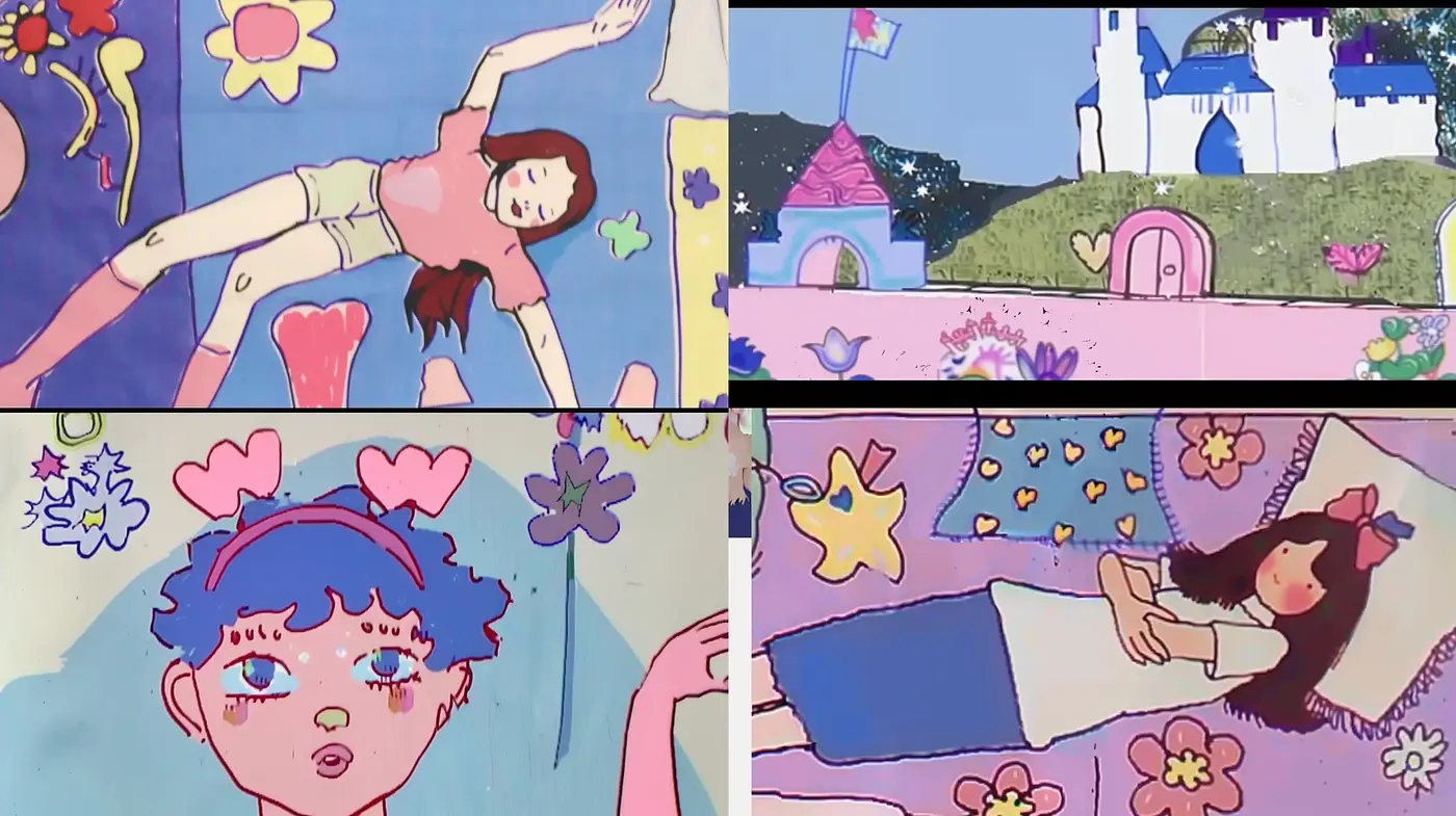 Whimsical Pastel Dreamscape Fusion - Midjourney sref style