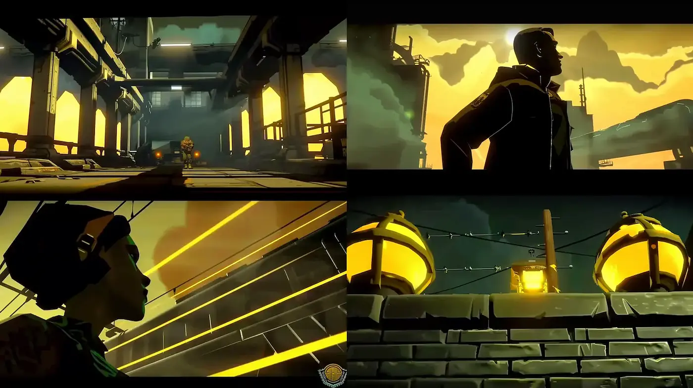 Dynamic Urban Futurism with a Dramatic Mood - Midjourney sref style