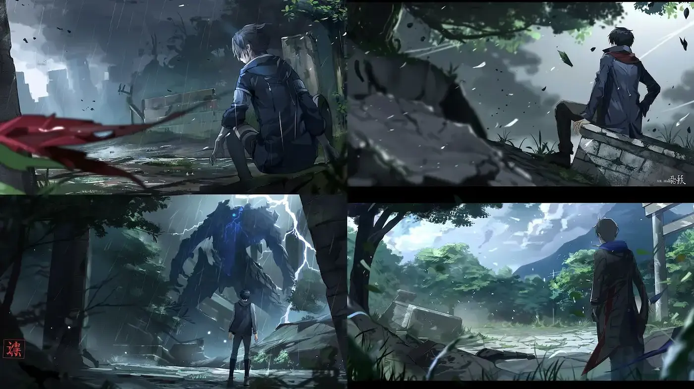 Ethereal Landscape Portraits with a Sense of Adventure and Mystery - Midjourney sref style