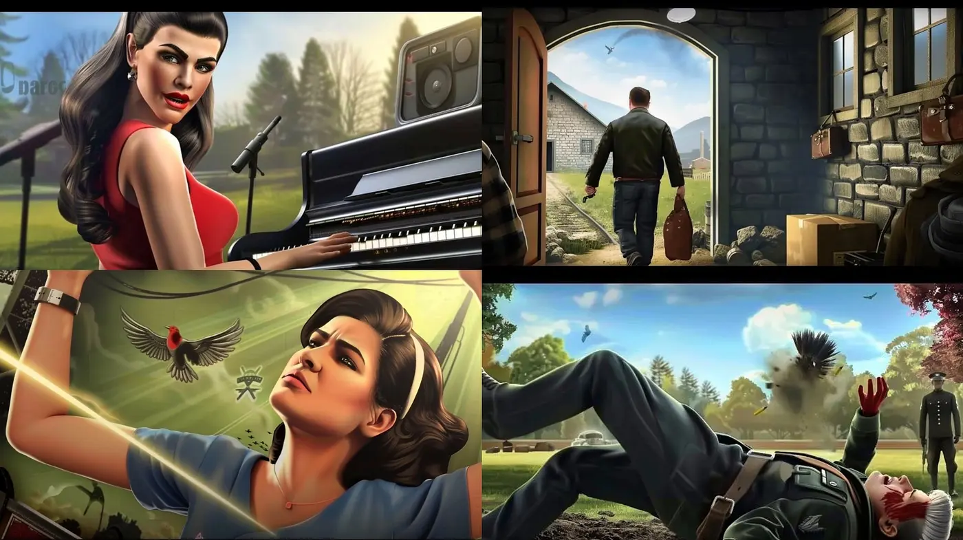 Evocative Storybook Illustration with Cinematic Realism and Nostalgic Undertones - Midjourney sref style