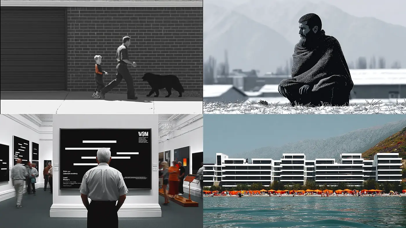 Diverse Urban Narratives Conveying a Contemporary Aesthetic - Midjourney sref style