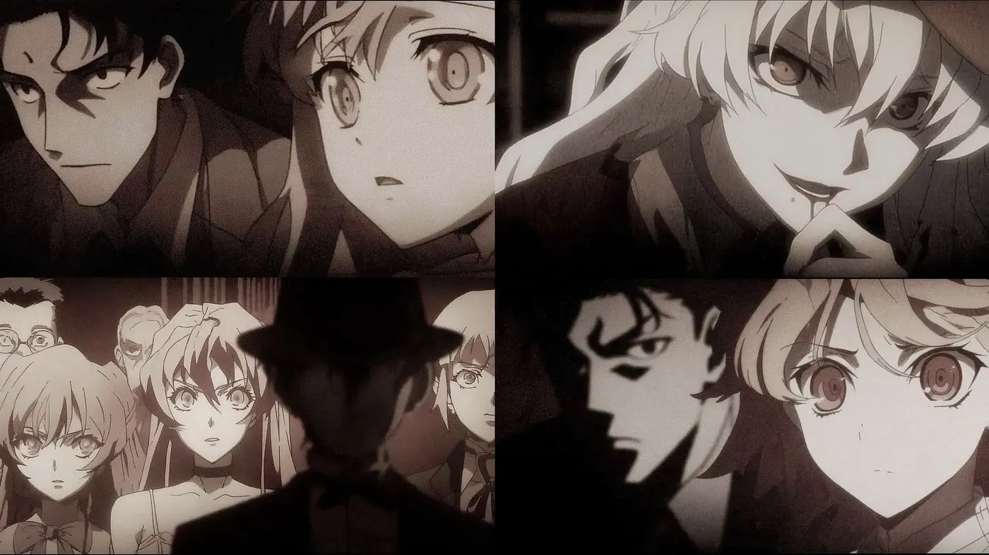 Dramatic Noir Anime Style with Vintage Elements and Emotional Depth - Midjourney sref style