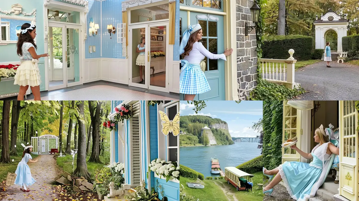 Idyllic Storybook Whimsy in Pastel Dreamscape - Midjourney sref style