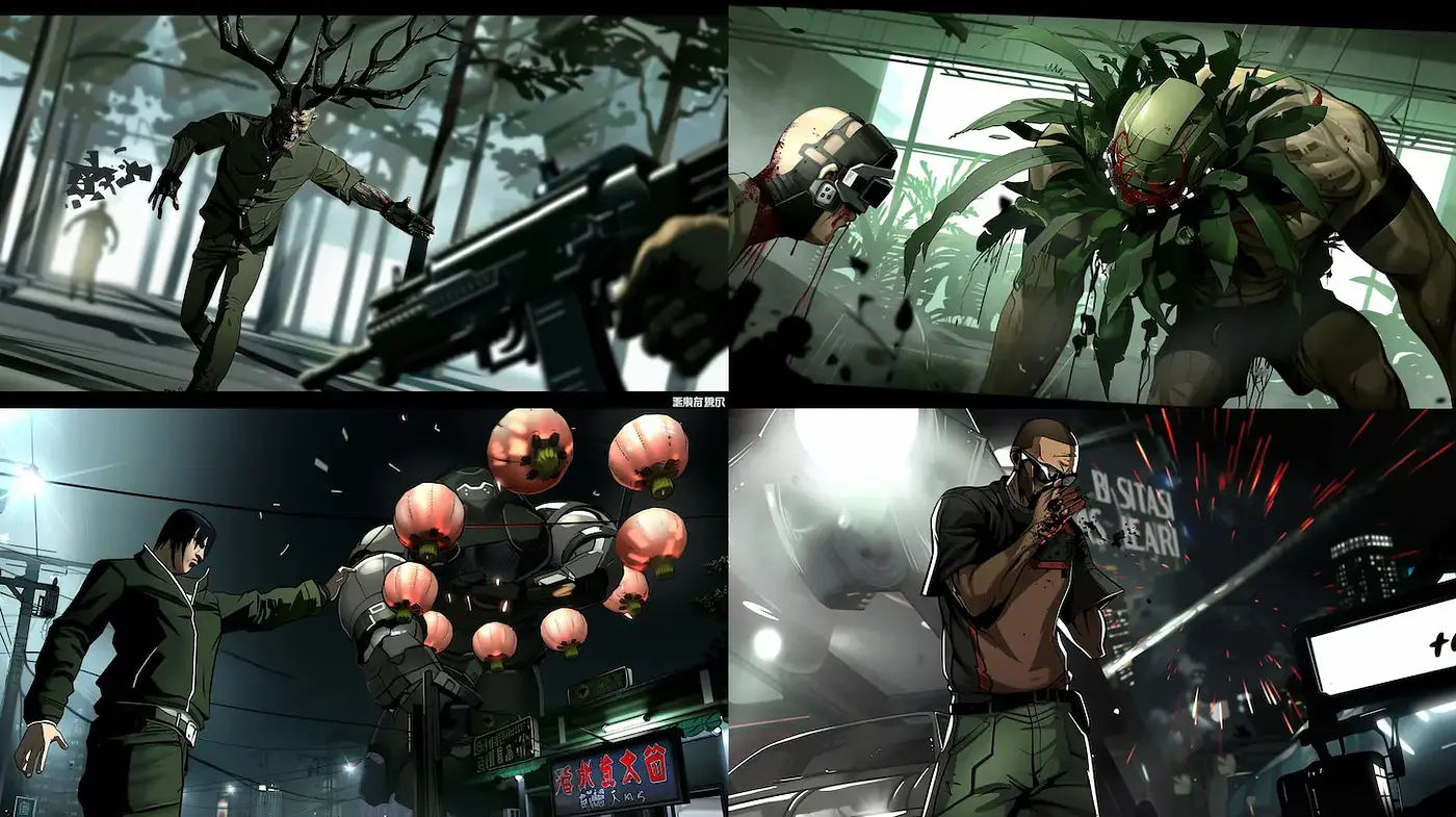 Dynamic and Dramatic Urban Aesthetic with a Graphic Novel Influence - Midjourney sref style