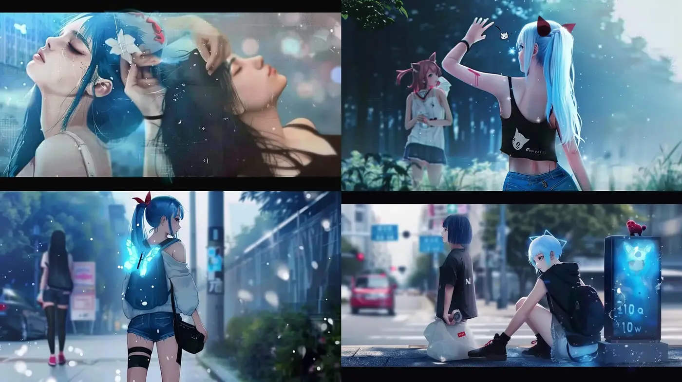 Ethereal Anime Dreamscape with a Touch of Magic Realism - Midjourney sref style