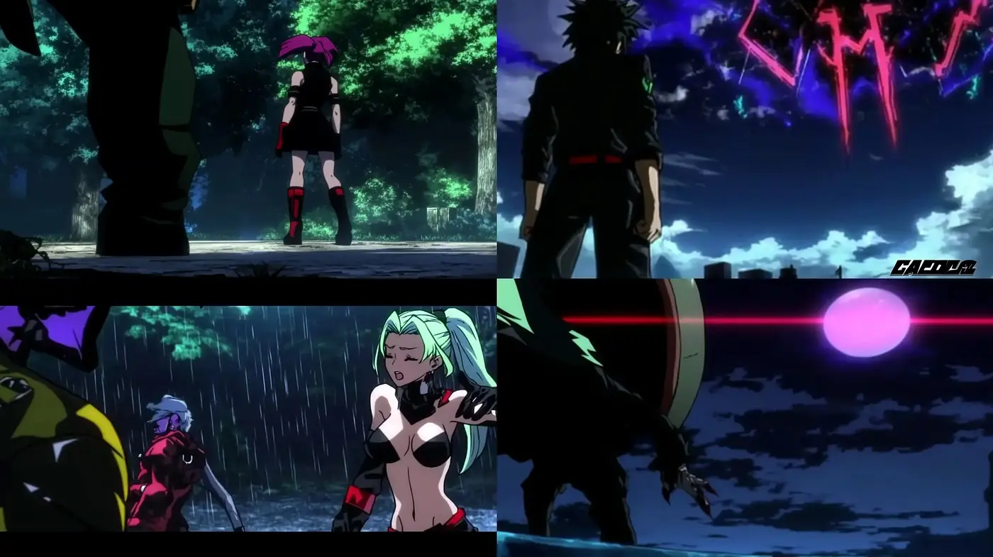 Nocturnal Cyberpunk Anime Essence - Midjourney sref style