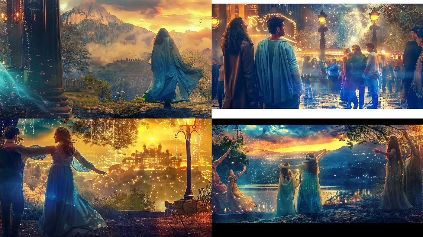 Enchanted Twilight: A Mosaic of Dreamlike Visions with Consistent Ethereal Overtones - Midjourney sref style