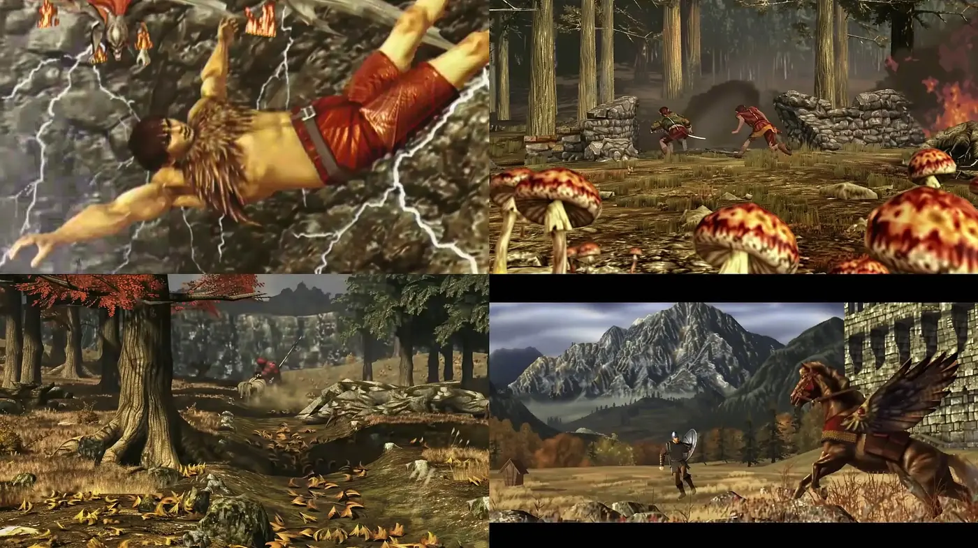 Ethereal Mythical Fantasy Render with Earth Tone Harmony - Midjourney sref style