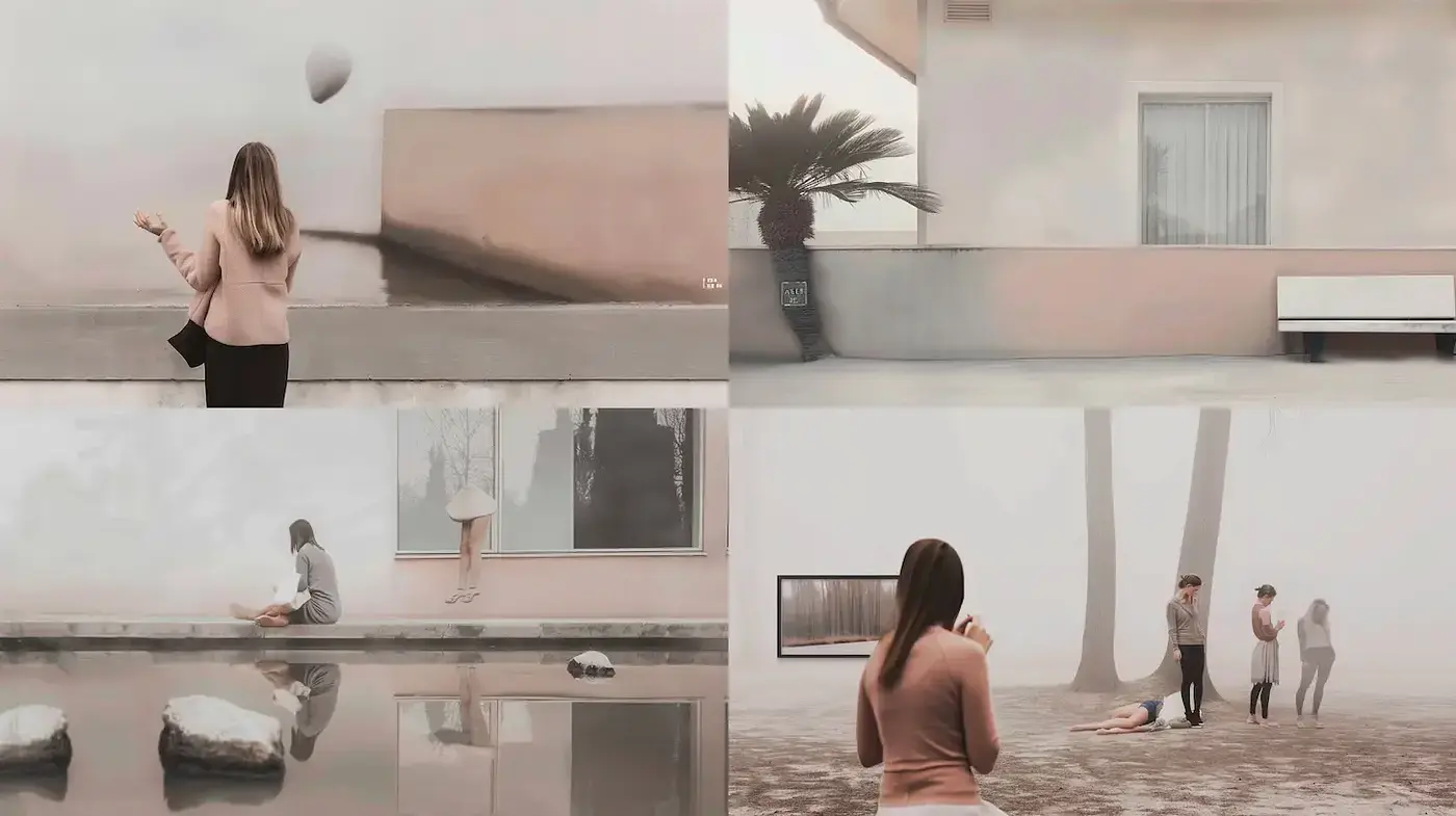 Ethereal and Dreamlike Imagery with a Minimalist Touch - Midjourney sref style