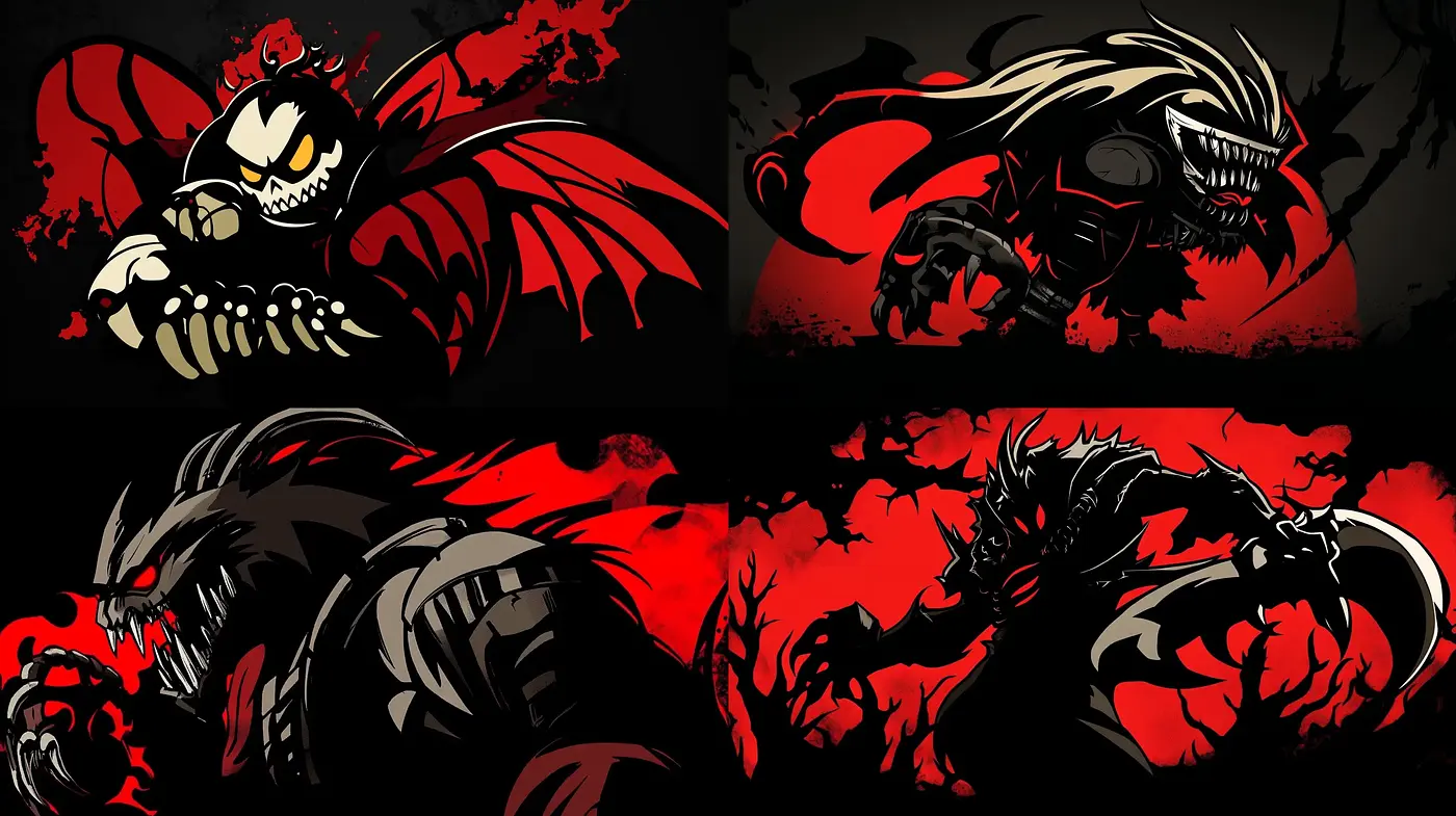 Sinister Shadows and Scarlet Hues: A Stylistic Alchemy of Dark Fantasy - Midjourney sref style