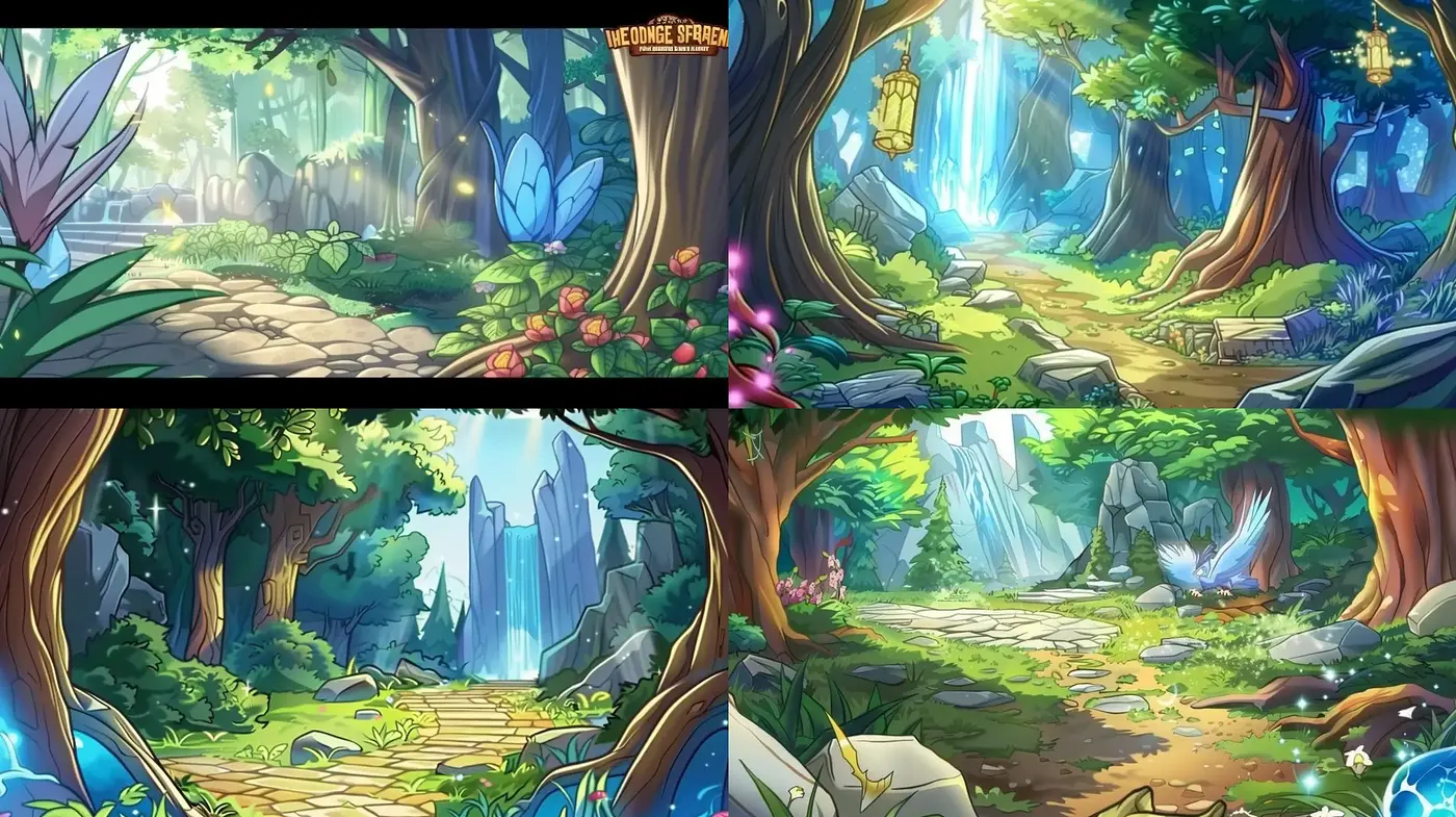 Enchanted Forests of Ethereal Dreams: A Luminous Exploration in Digital Painting - Midjourney sref style