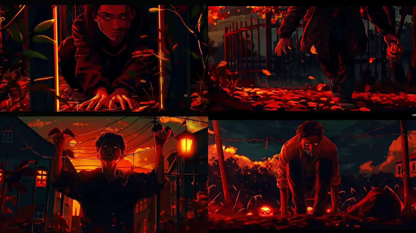 Dark and Atmospheric Art with a Touch of Mystery and Horror - Midjourney sref style