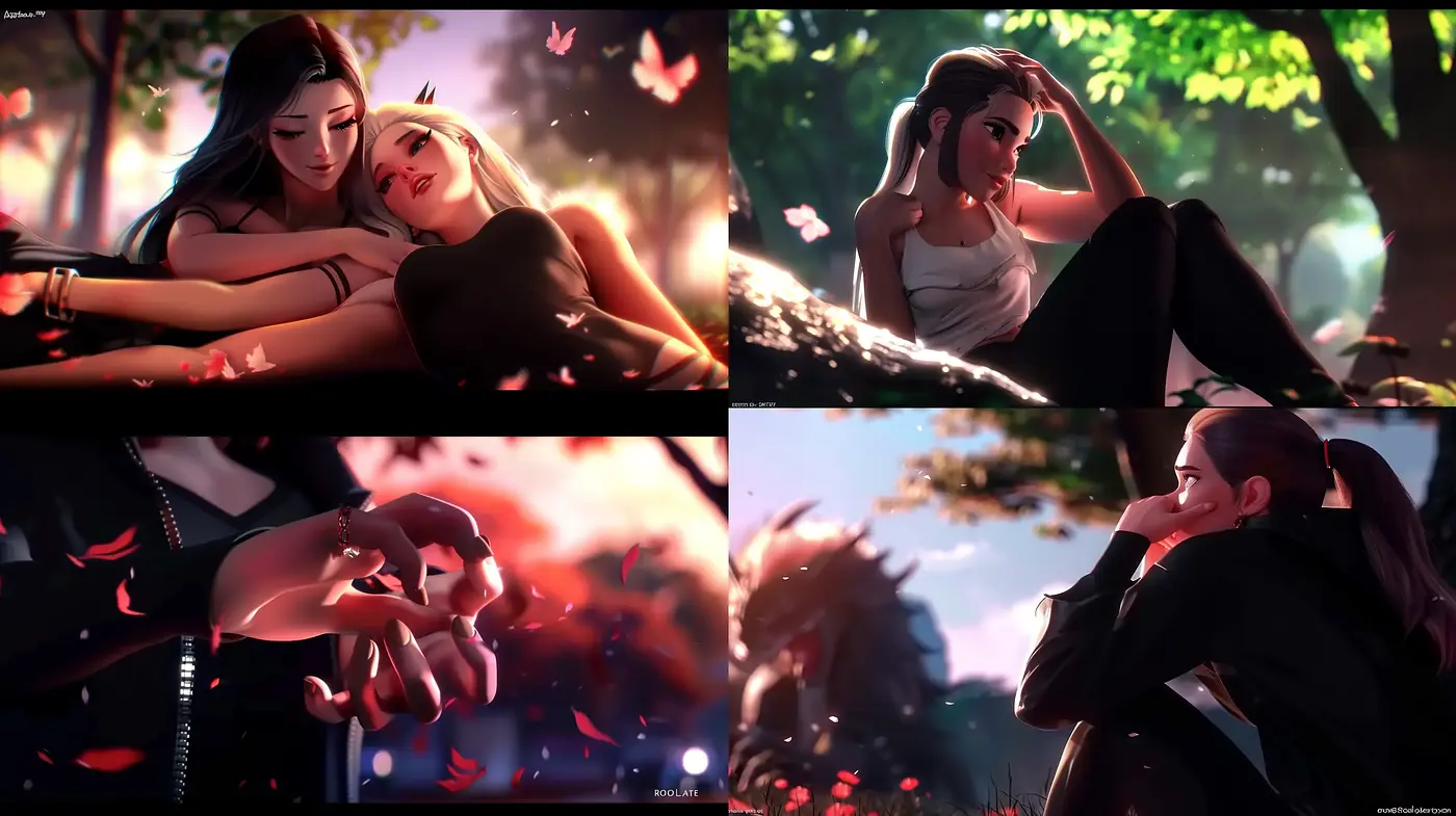Luminous Twilight Hues with Poetic Anime Aesthetics - Midjourney sref style
