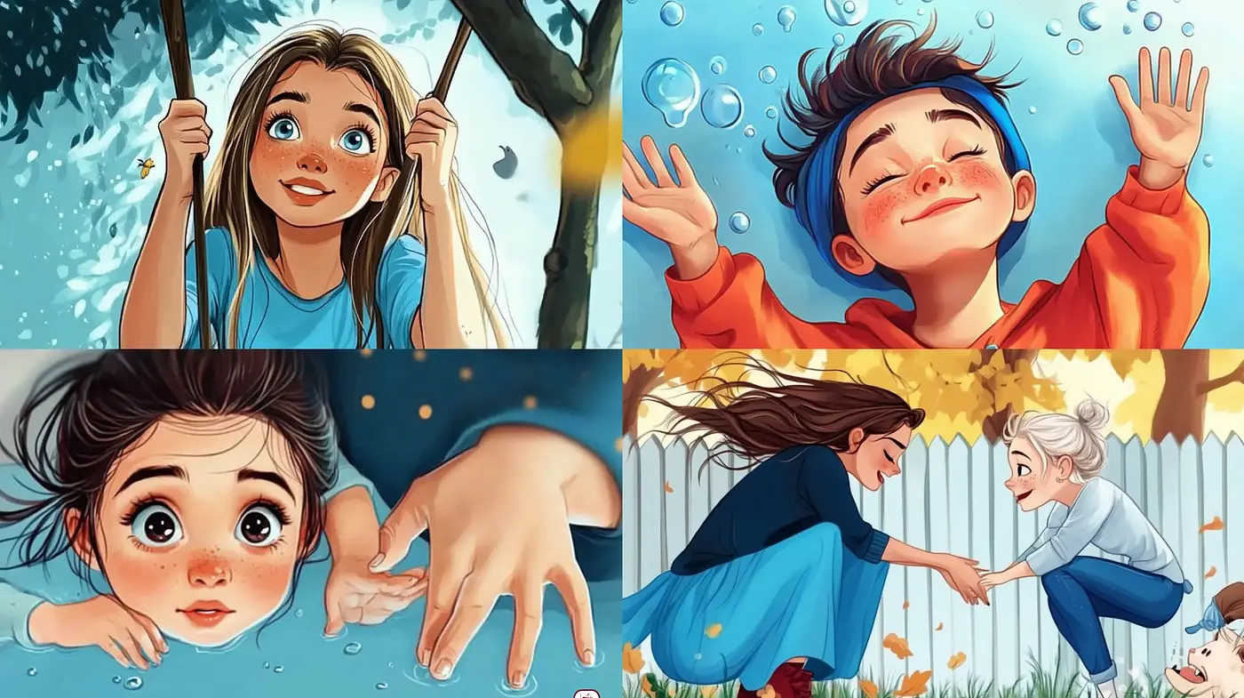 Luminous Whimsy: Vivid and Expressive Storybook Illustrations - Midjourney sref style