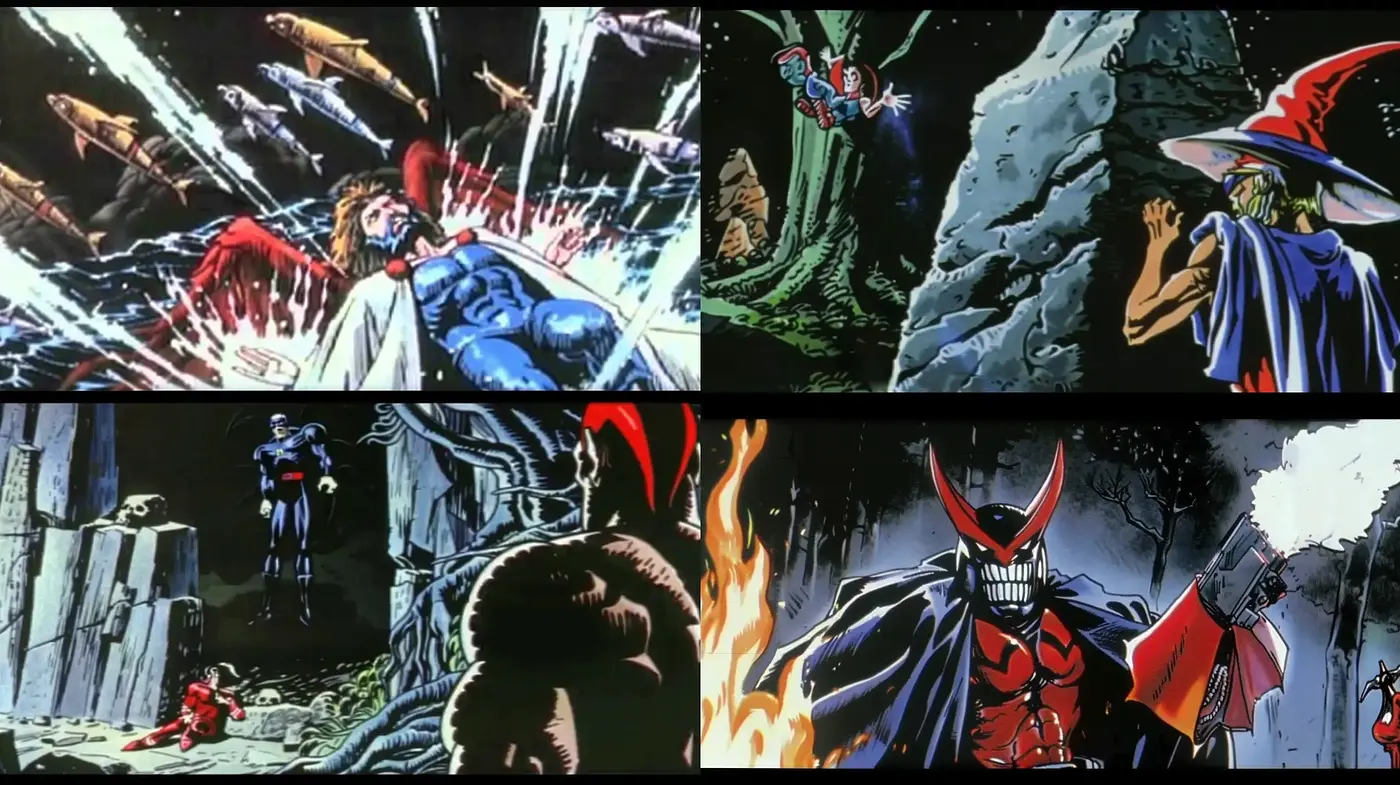 Dynamic Graphic Novel Artistry with Intense Emotion and Drama - Midjourney sref style