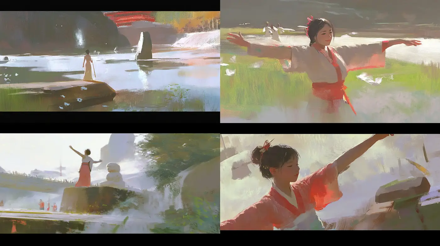 Luminous Ethereal Vistas: A Homage to Impressionist Sensibilities - Midjourney sref style