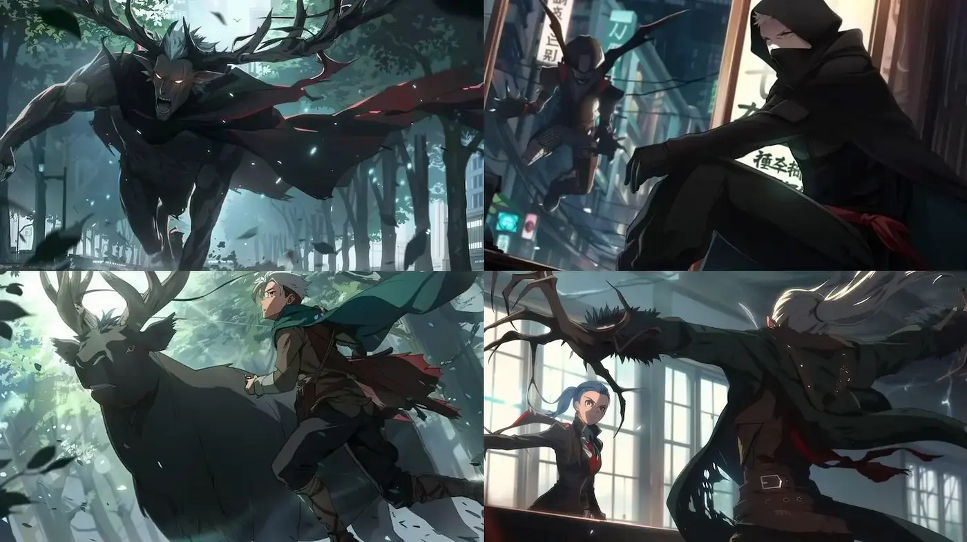 Dynamic and Atmospheric Fantasy Illustrations with Intricate Details - Midjourney sref style
