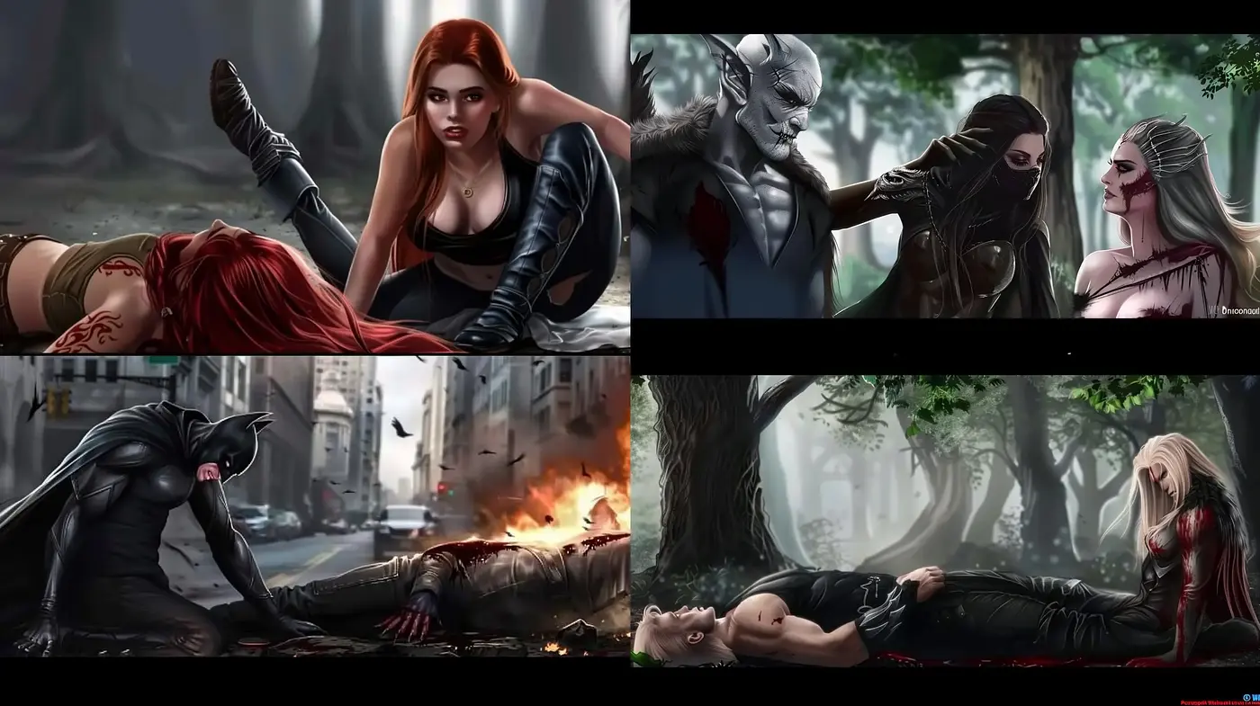 Elegiac Cinematic Digital Art With Neo-Noir Influences - Midjourney sref style