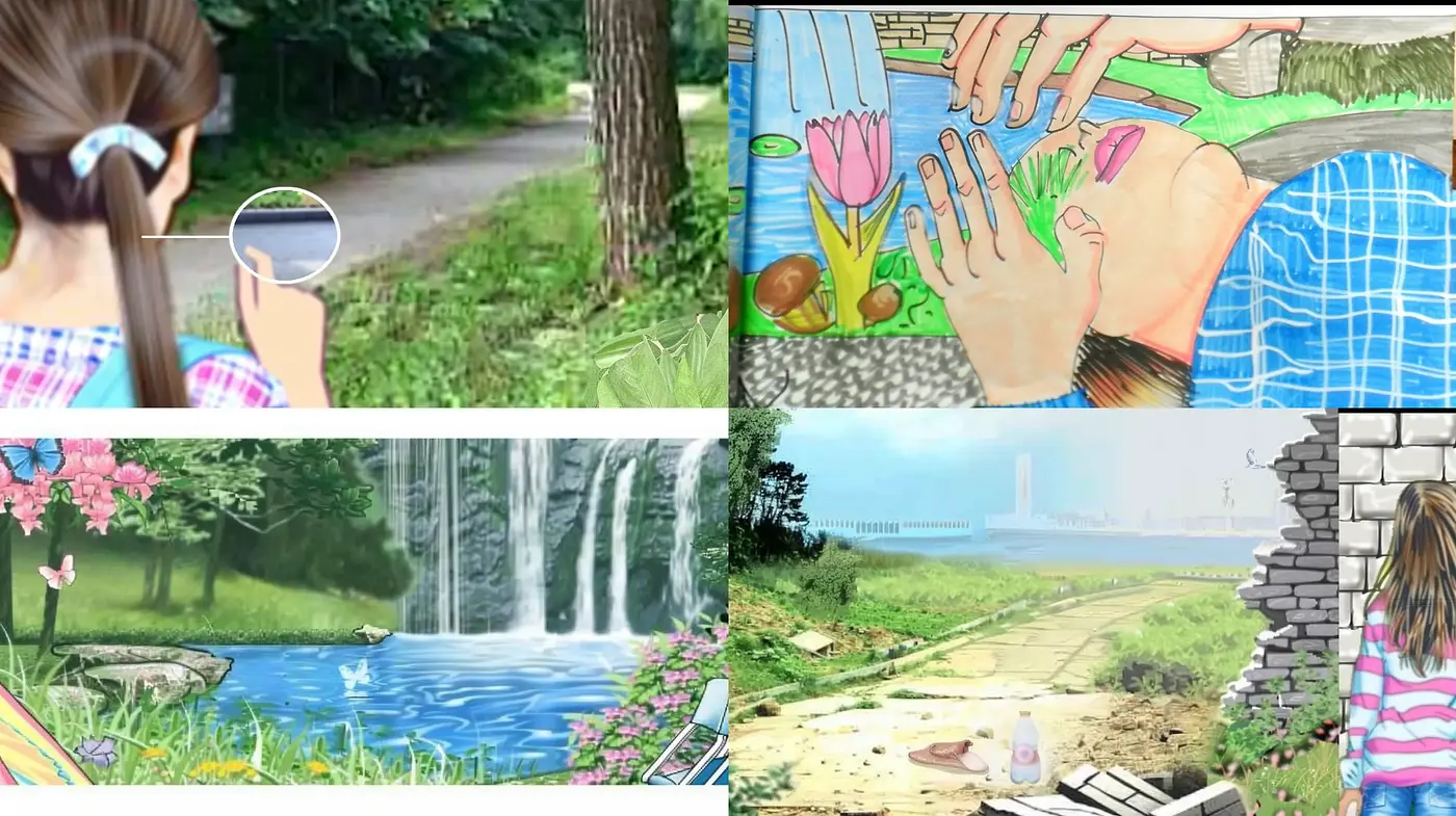 Serene Pastoral Hues: A Homage to Idyllic Harmony in Art - Midjourney sref style