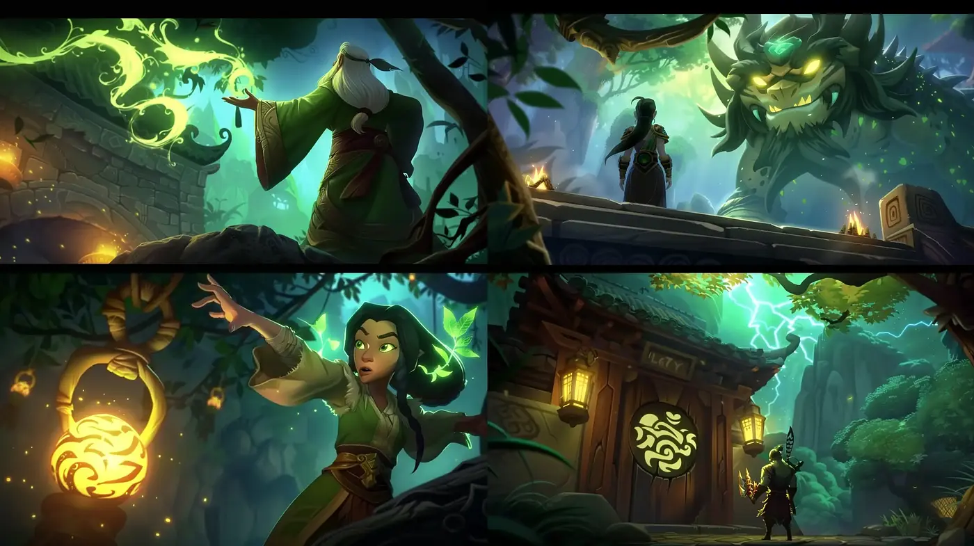Mystical and Enchanted Digital Fantasy Art - Midjourney sref style