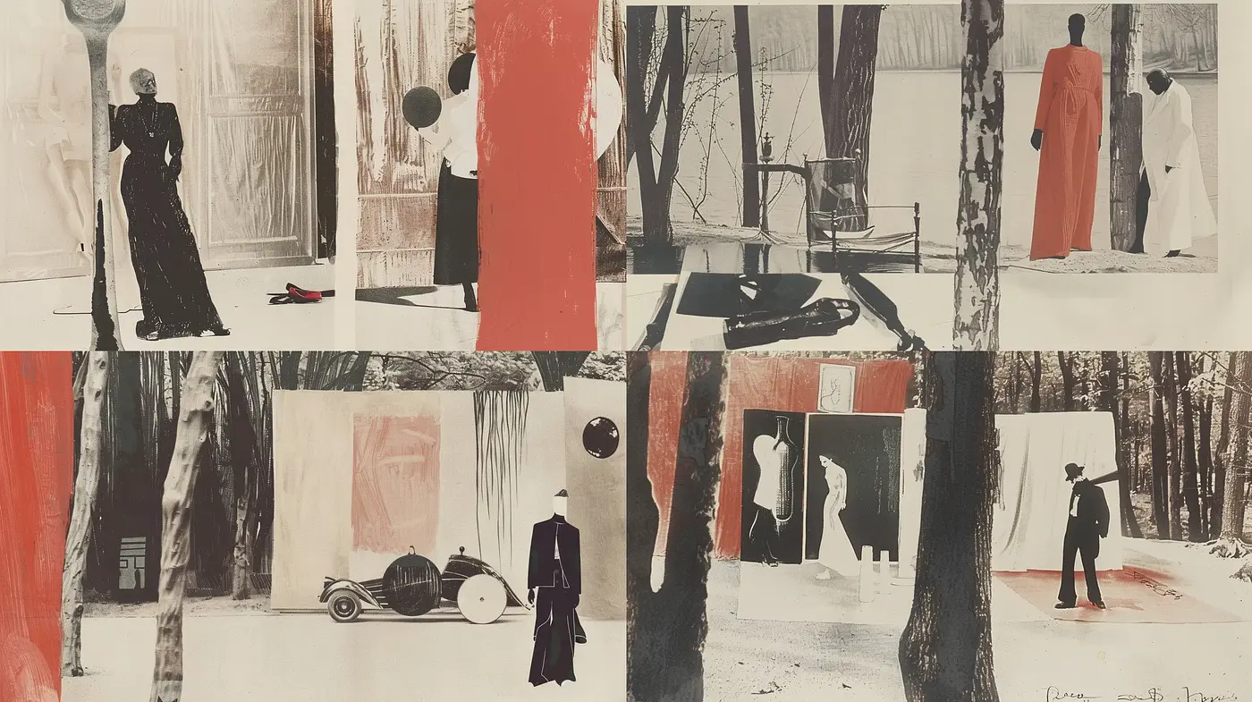 Stark Contrasts and Dramatic Shades: A Fusion of Vintage Cinematic Expressionism - Midjourney sref style